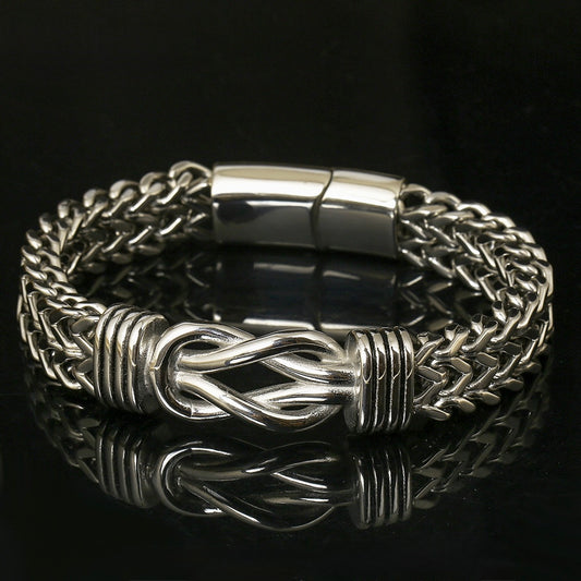 GLANZI Doppelreihiges Armband – Herren Armband