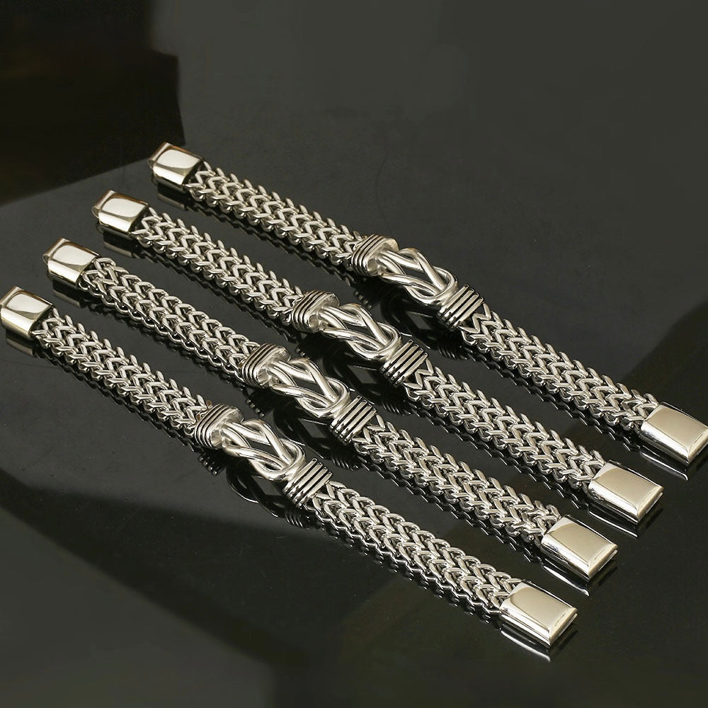 GLANZI Doppelreihiges Armband – Herren Armband