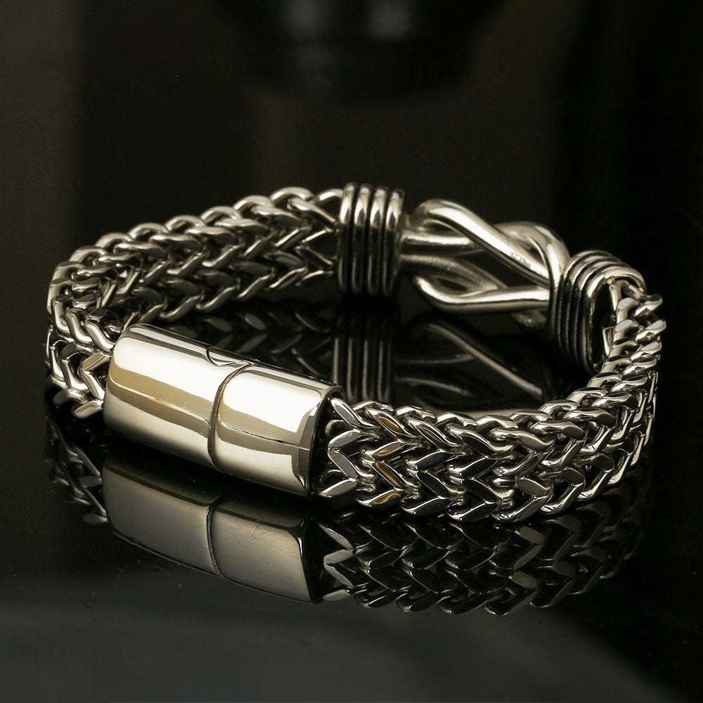 GLANZI Doppelreihiges Armband – Herren Armband