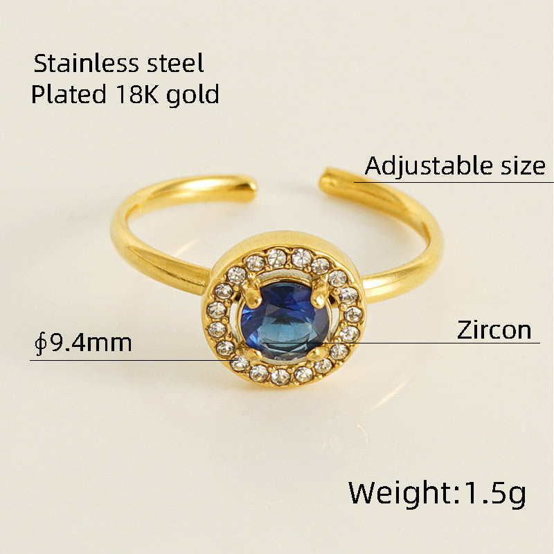 GLANZI Blue Glow Schmuckset