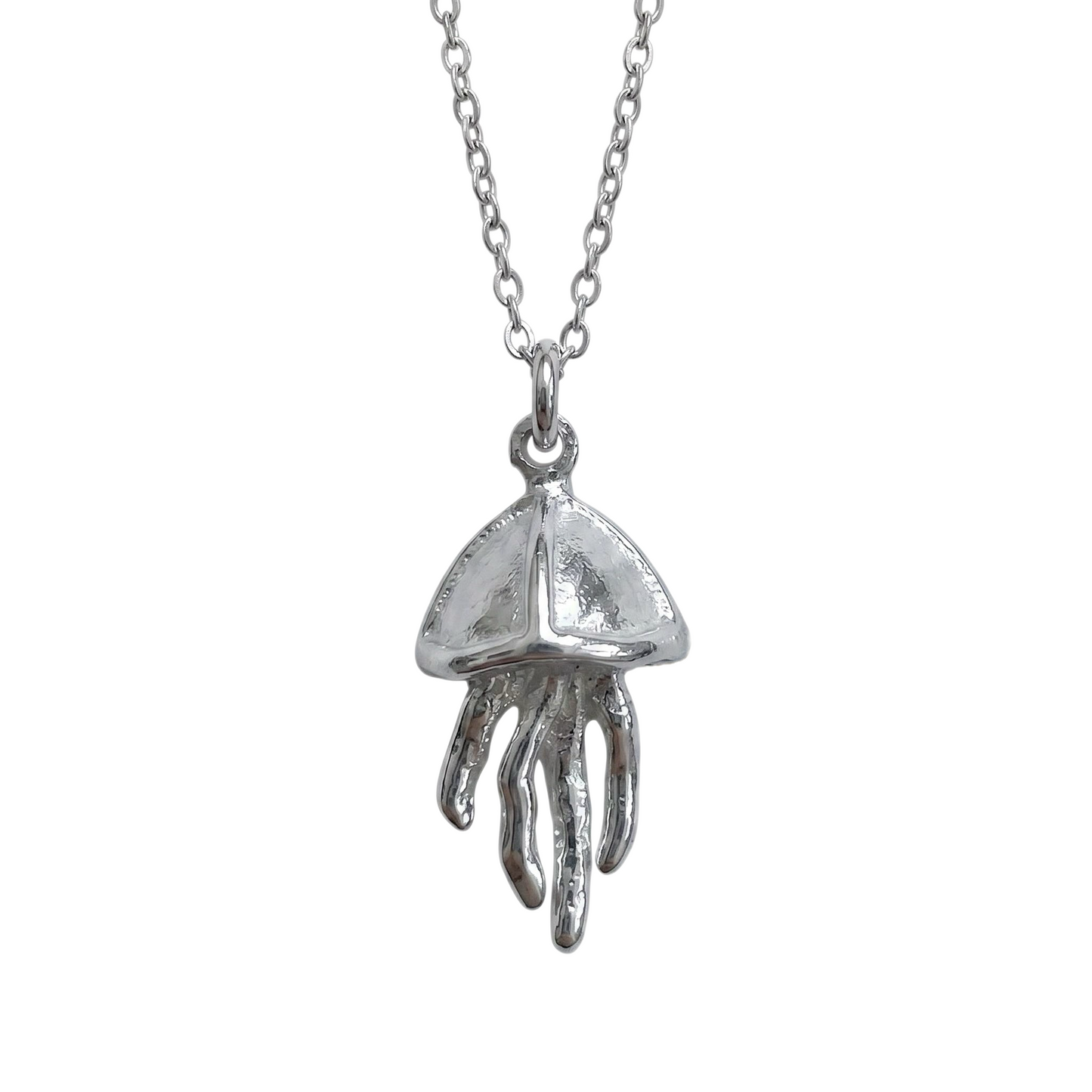 GLANZI Ocean Spirit Halskette – Quallen Anhänger in Gold oder Silber