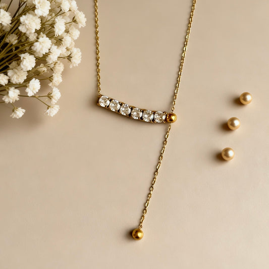 GLANZI Zirkonia Collier