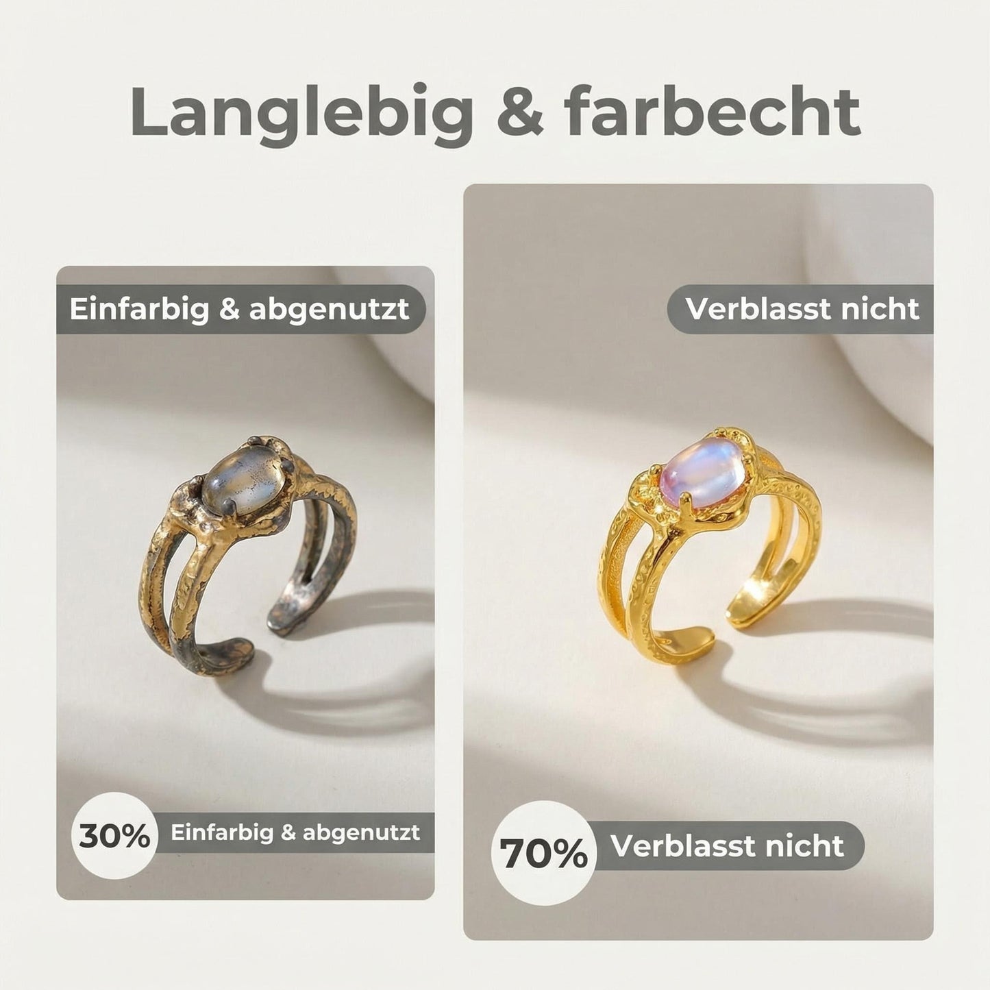 GLANZI Herz Ring