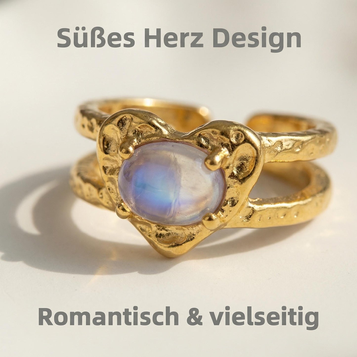 GLANZI Herz Ring