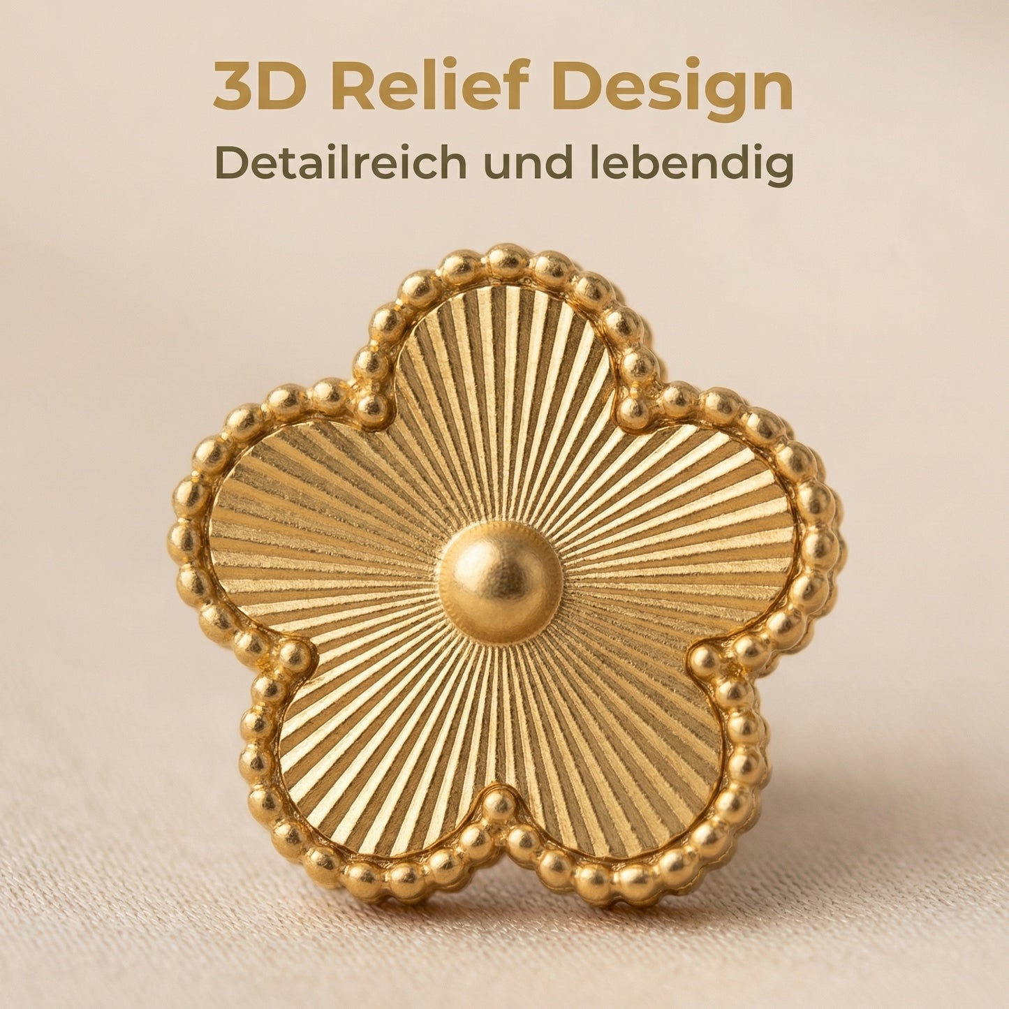 GLANZI Fünfblättriges Design Blumen Armband