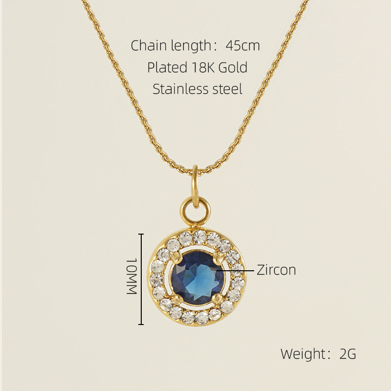 GLANZI Blue Glow Schmuckset