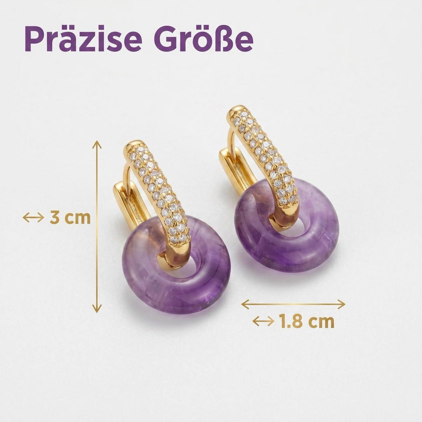 GLANZI Harmony Drop Ohrringe