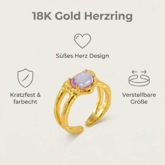 GLANZI Herz Ring
