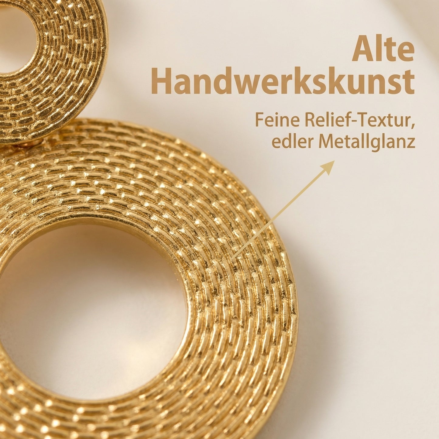 Ohrringe mit zwei Kreise