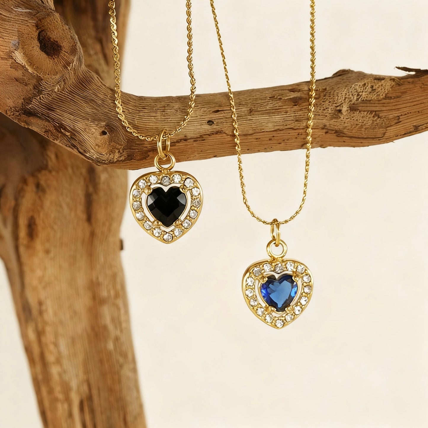 Halskette mit Herz-Zirkonia Anhänger