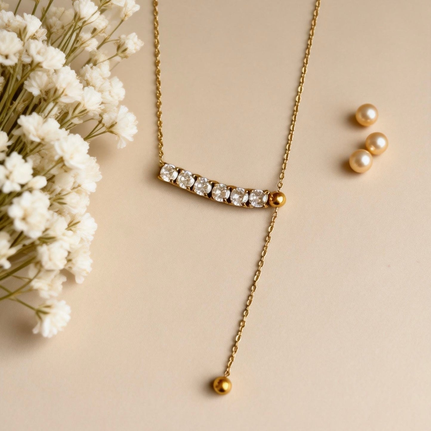 GLANZI Zirkonia Collier