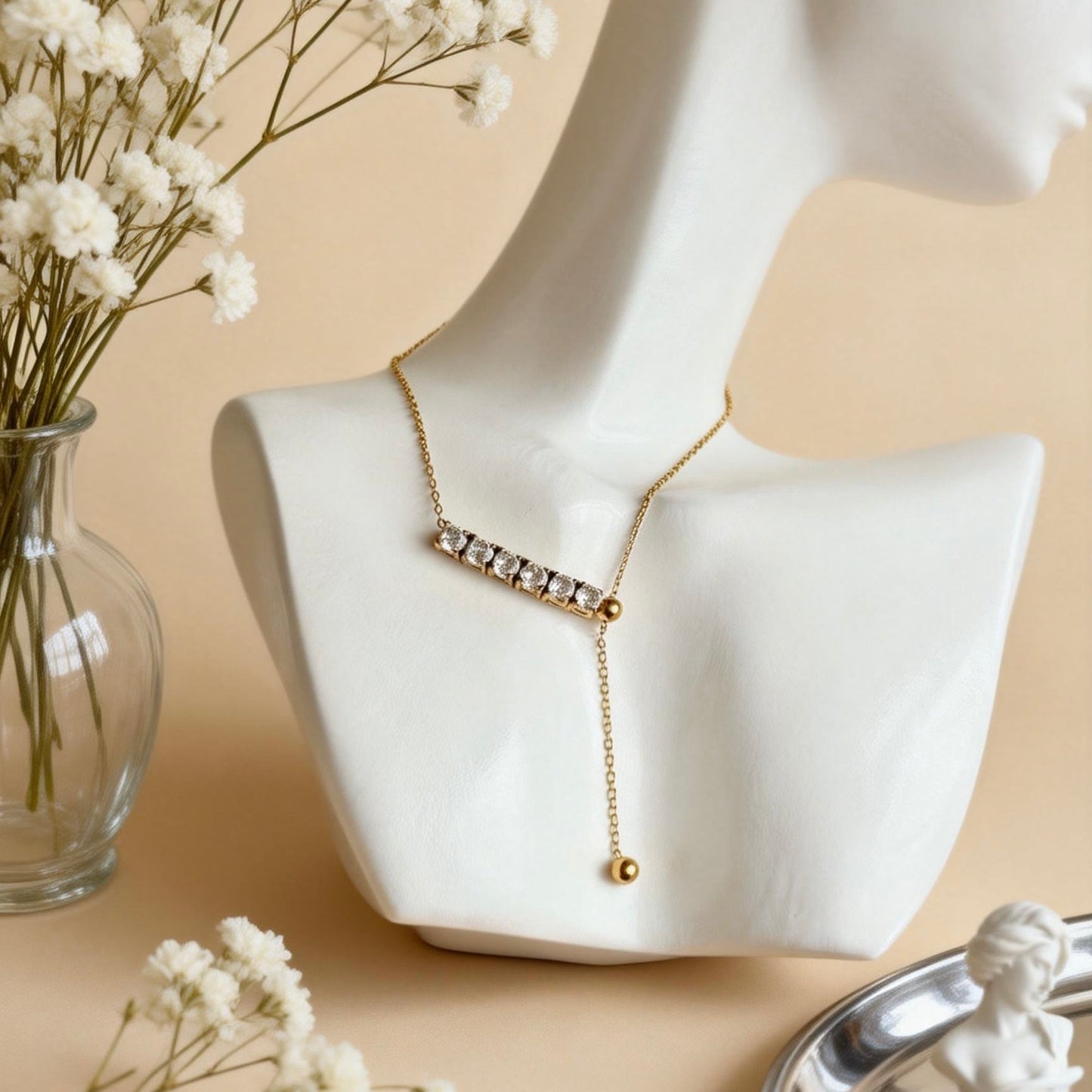 GLANZI Zirkonia Collier