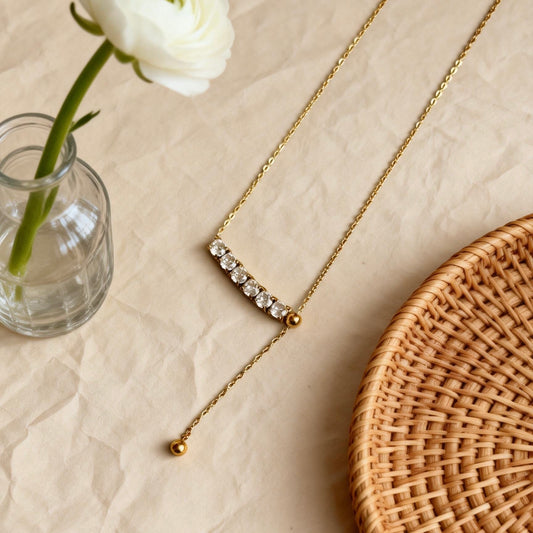 GLANZI Zirkonia Collier